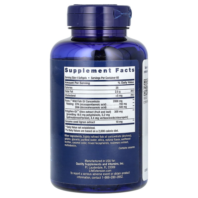Life Extension Super Omega-3 240 sgels