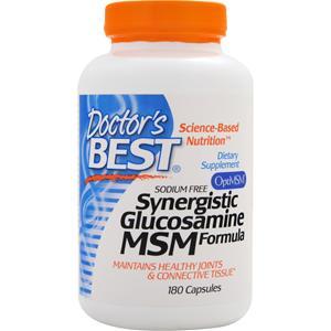 Doctor's Best Synergistic Glucosamine MSM Formula EXPIRES 11/25 180 caps