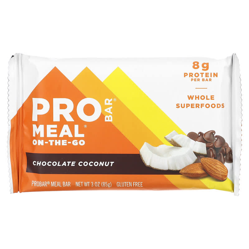 Pro Bar Meal On-the-Go Chocolate Coconut 12 bars