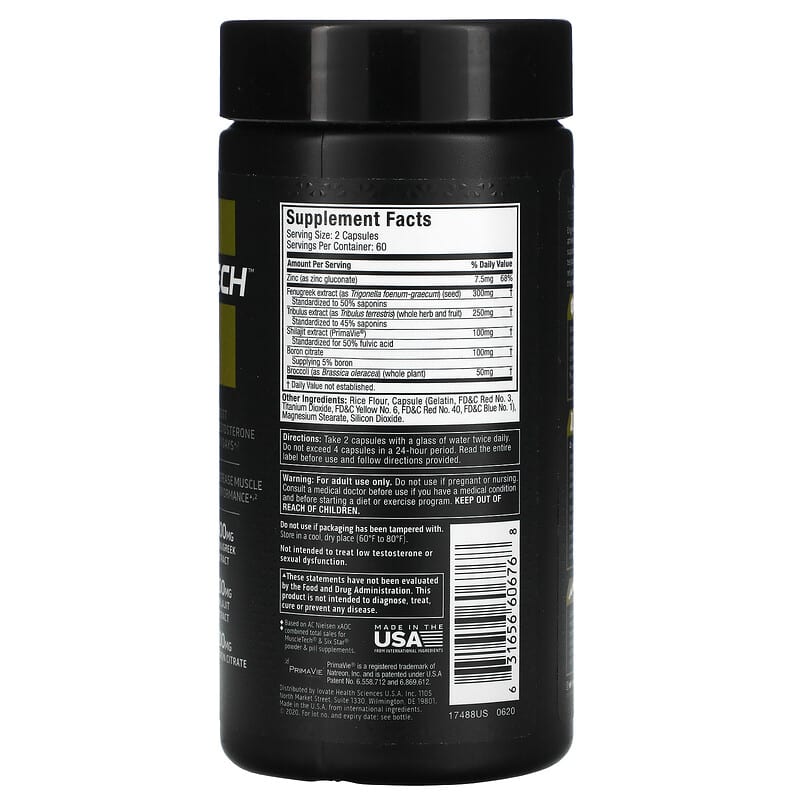 Muscletech Alpha Test Pro Series 120 caps