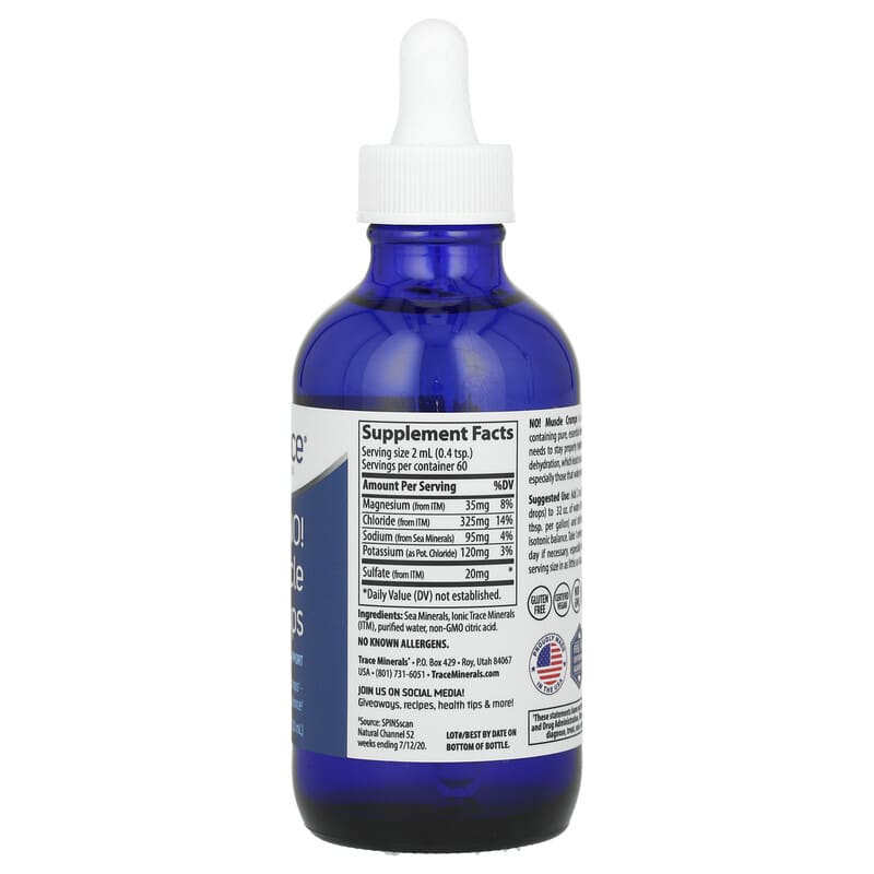 Trace Minerals Research NO! Muscle Cramps 4.06 fl.oz