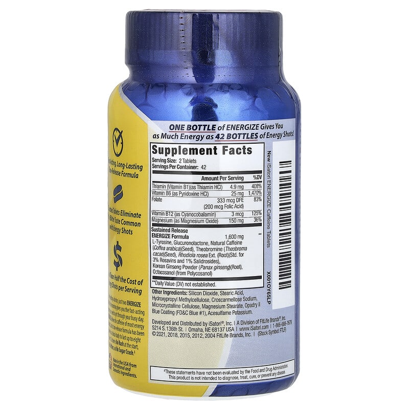 Isatori Energize 84 tabs