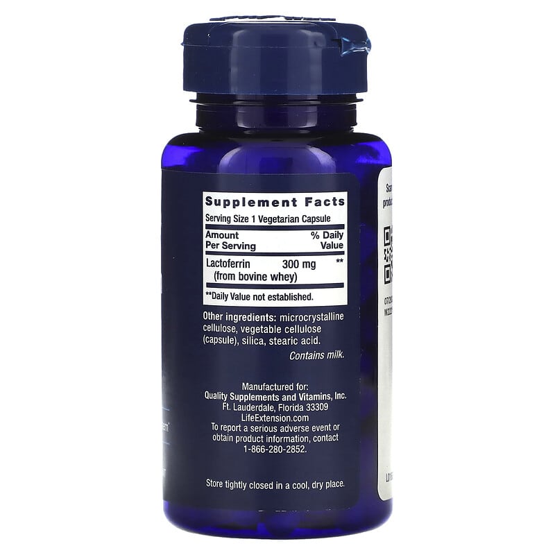 Life Extension Lactoferrin Caps 60 vcaps