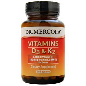 Dr. Mercola Vitamins D3 & K2 30 caps