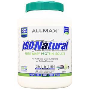 Allmax Nutrition IsoNatural - Whey Protein Isolate Vanilla 5 lbs