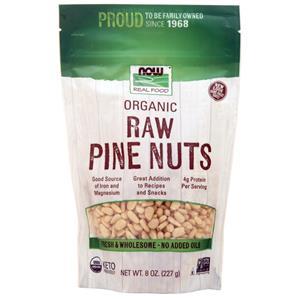 Now Organic Raw Pine Nuts 8 oz