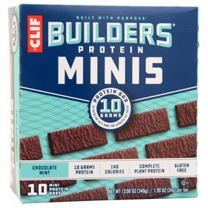 Clif Bar Builder's Protein Minis Bar Chocolate Mint 10 bars