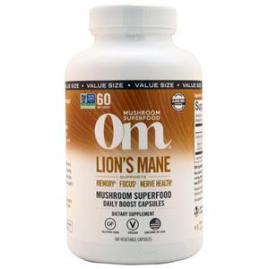 OM Mushroom Superfood Lion's Mane Mushroom Superfood Daily Boost Capsules 180 vcaps