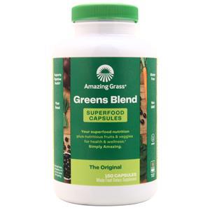 Amazing Grass Greens Blend Superfood Capsules - The Original 150 caps