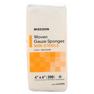 McKesson Woven Gauze Sponges Non-Sterile 4x4 inches 200 count