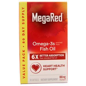 Schiff MegaRed Omega-3s Sourced from Fish Oil Value Pack 80 sgels