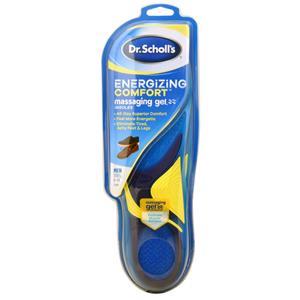Dr. Scholl's Energizing Comfort Massaging Gel Insoles for Men Size 8-14 2 count