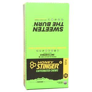 Honey Stinger Organic Caffeinated Chews Stingerita Lime 12 pckts