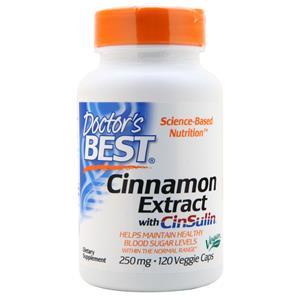 Doctor's Best Cinnamon Extract with CinSulin 120 vcaps