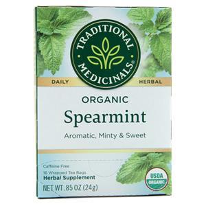 Traditional Medicinals Organic Daily Herbal Tea Spearmint 16 pckts