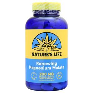 Nature's Life Magnesium Malate (1,300mg) 250 tabs