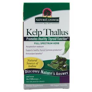 Nature's Answer Kelp Thallus 100 vcaps