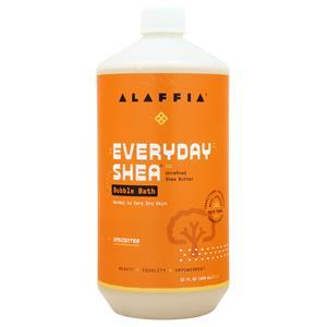 Alaffia Everyday Shea Bubble Bath Unscented 32 fl.oz