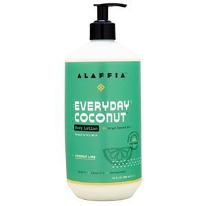 Alaffia Everyday Coconut Body Lotion Coconut Lime 32 fl.oz