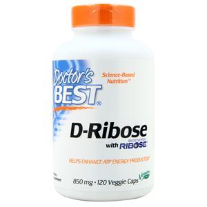 Doctor's Best D-Ribose with BioEnergy Ribose 120 vcaps