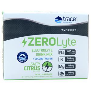 Trace ZEROLyte Electrolyte Drink Mix Salty Citrus 30 pckts