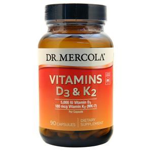 Dr. Mercola Vitamins D3 & K2 90 caps