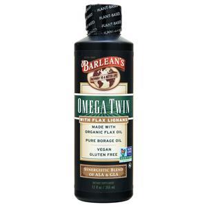Barlean's Omega Twin with Flax Lignans BEST BY 10/7/25 12 fl.oz