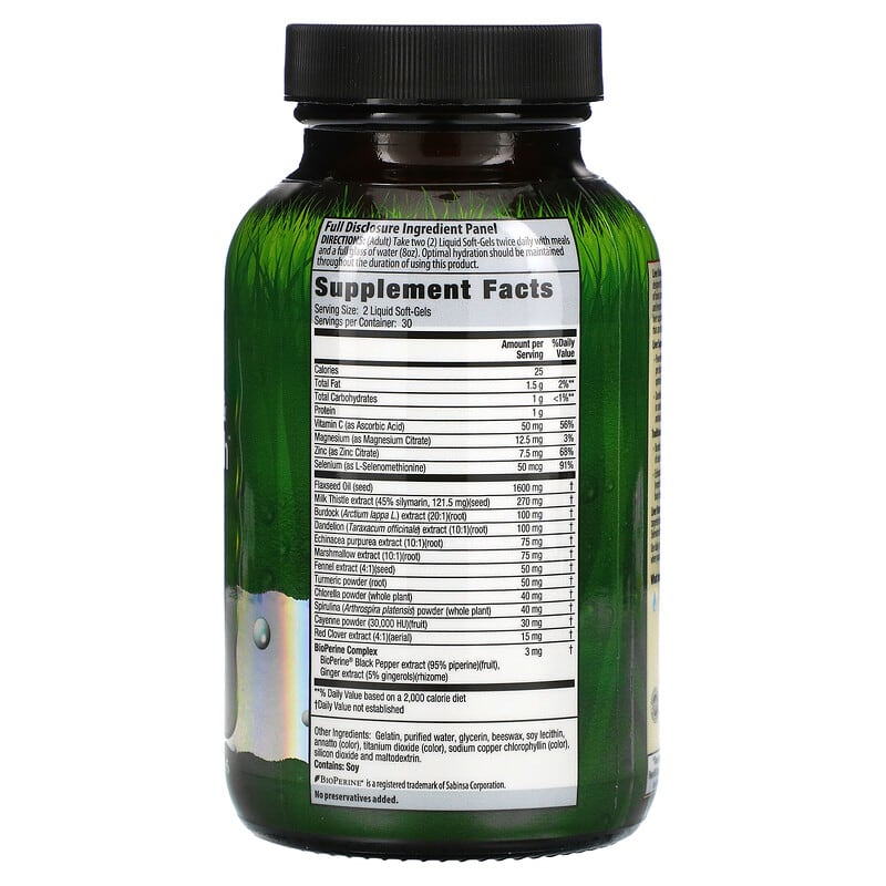 Irwin Naturals Liver Detox & Blood Refresh 60 sgels