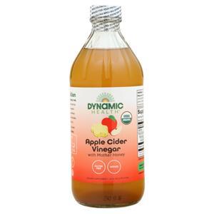 Dynamic Health Apple Cider Vinegar with Mother Honey (Certified Organic) 16 fl.oz