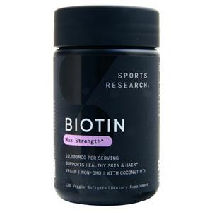 Sports Research Biotin (10,000mcg) 120 sgels