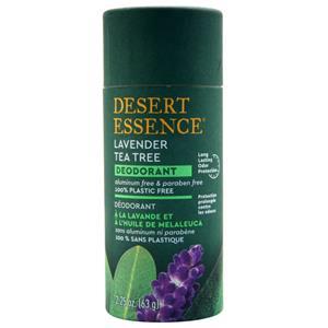 Desert Essence Deodorant Lavender Tea Tree 2.25 oz
