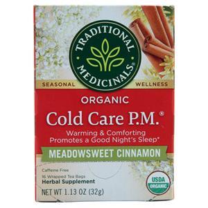 Traditional Medicinals Organic Seasonal Wellness Tea Cold Care P.M. - Meadowsweet Cinnamon 16 pckts