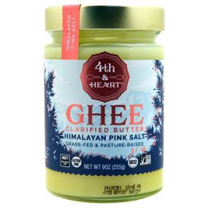 4th & Heart Ghee Clarified Butter Himalayan Pink Salt 9 oz