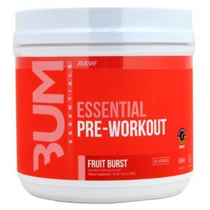 Raw X Bum Essential Pre-Workout Fruit Burst 408 grams