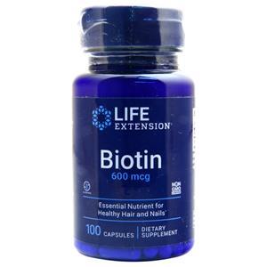 Life Extension Biotin (600mg) 100 caps