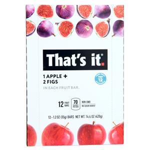 That's it Nutrition Fruit Bar Apple & Figs 12 bars