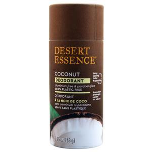 Desert Essence Deodorant Coconut 2.25 oz