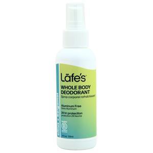 Lafe's Natural Bodycare Whole Body Deodorant Spray Citrus + Bergamot 4 fl.oz