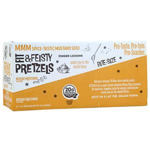 Lenny and Larry's Fitzels Protein Pretzels Boujie Mustard 8 count