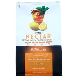 Syntrax Nectar Native Whey Protein Isolate Lemon Tea 2 lbs