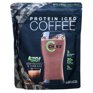 Chike Nutrition Protein Iced Coffee Triple Shot Espresso & Cream 15.8 oz