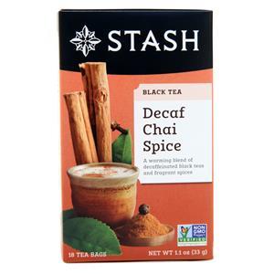 Stash Black Tea Decaf Chai Spice 18 pckts