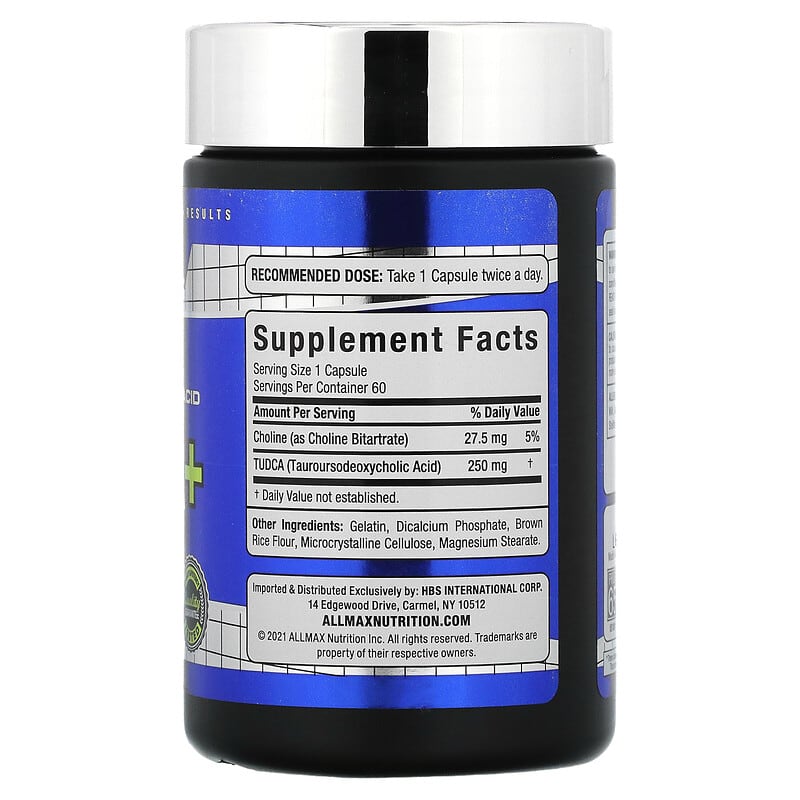 Allmax Nutrition TUDCA Liver Protectant (250mg) 60 caps
