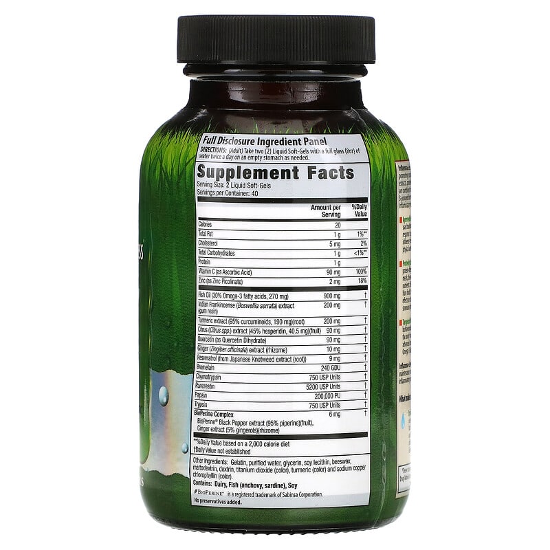 Irwin Naturals Inflamma-Less 80 sgels