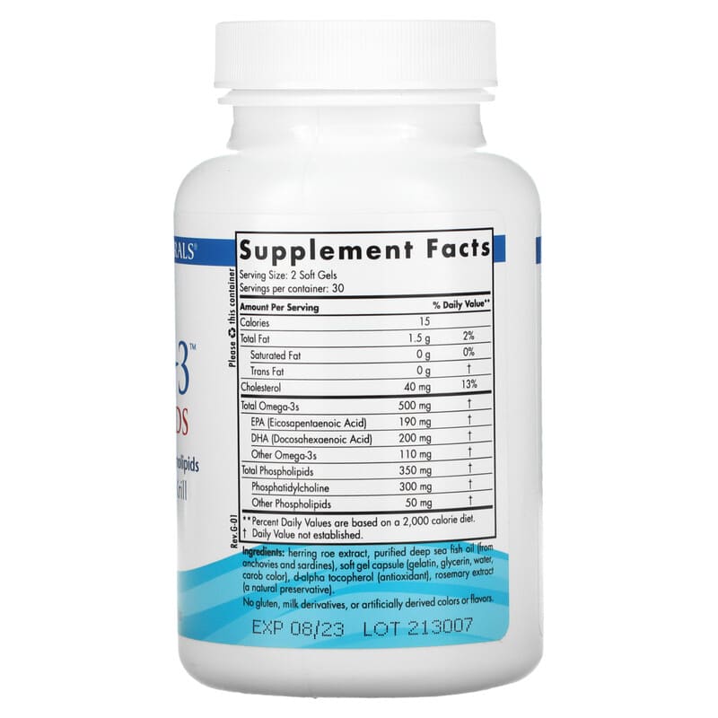 Nordic Naturals Omega-3 Phospholipids 60 sgels