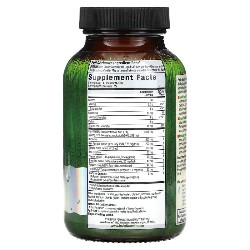 Irwin Naturals Prosta-Strong 90 sgels
