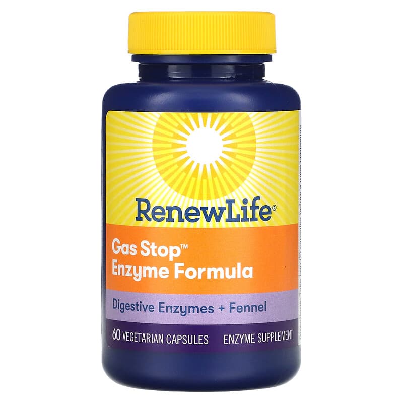 Renew Life Gas Stop Enzyme Formula 60 vcaps