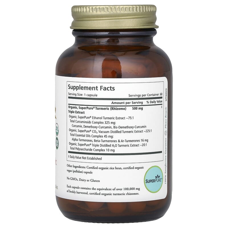 Pure Synergy SuperPure Turmeric 60 caps