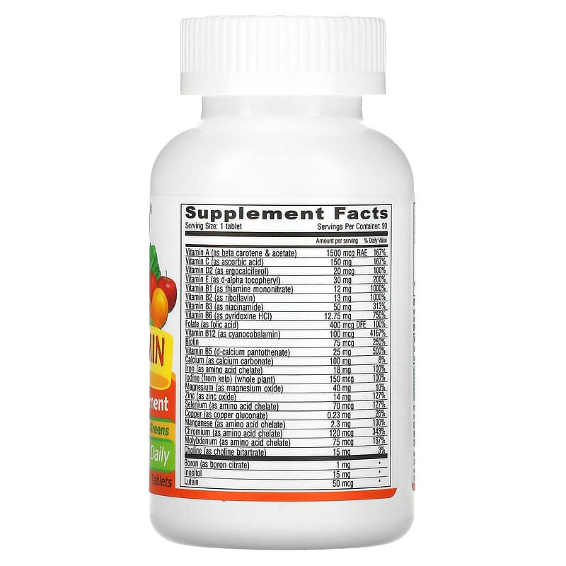 Deva Nutrition Vegan Multivitamin & Mineral Supplement 90 tabs