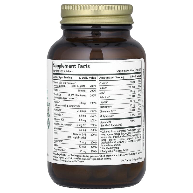 Pure Synergy Multi Vita-Min 60 tabs